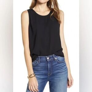 NWT Halogen Black Tank